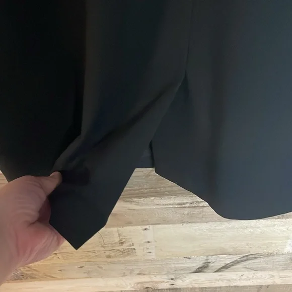 Ann Taylor Factory Size 10 Elegant Black Form Fitted Midi Dress - Picture 9 of 10